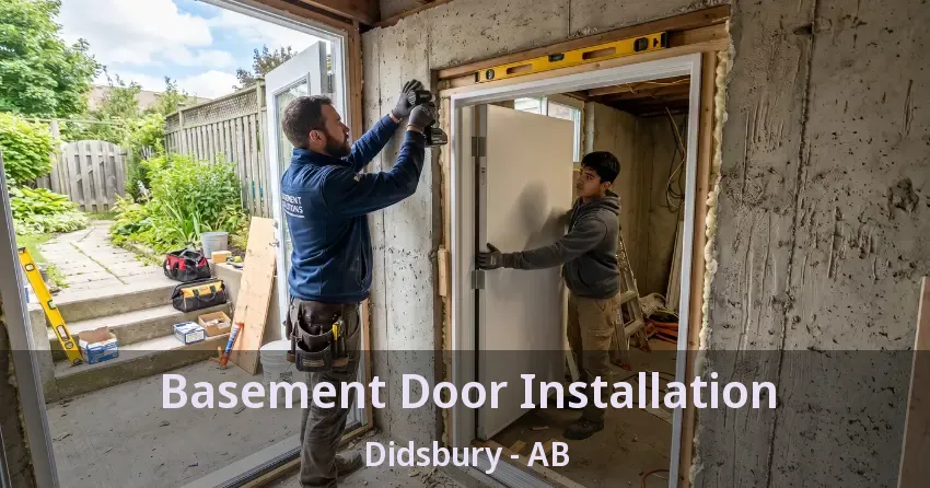 Basement Door Installation Didsbury - AB
